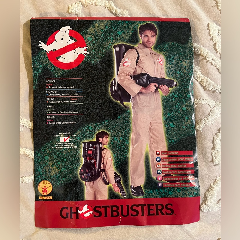 Ghost Busters costume (up to 44 jacket.)